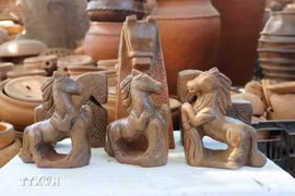 Unique horse figurines from Bau Truc Cham pottery village