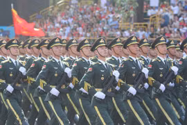 Neighbour military forces join Vietnam's full dress rehearsal for the 50th anniversary of national reunification