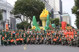Forces get ready before full dress rehearsal for 50th anniversary of Southern Liberation and National Reunification