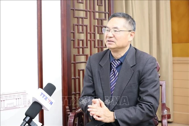 Prof. Dr. Cheng Hanping, Director of the Vietnam Research Centre at Zhejiang University of Technology. (Photo: VNA)
