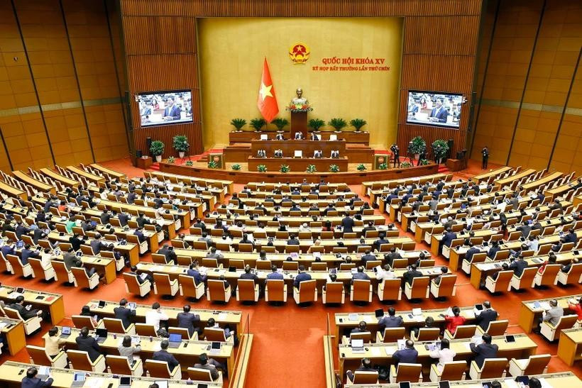 The revised Law on the Organisation of the Government will be approved at the 15th National Assembly’s 9th extraordinary. (Photo: VNA)