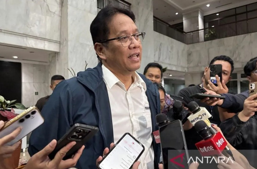 Finance Minister Purbaya Yudhi Sadewa during a doorstop interview in Jakarta. (Photo: Antara)