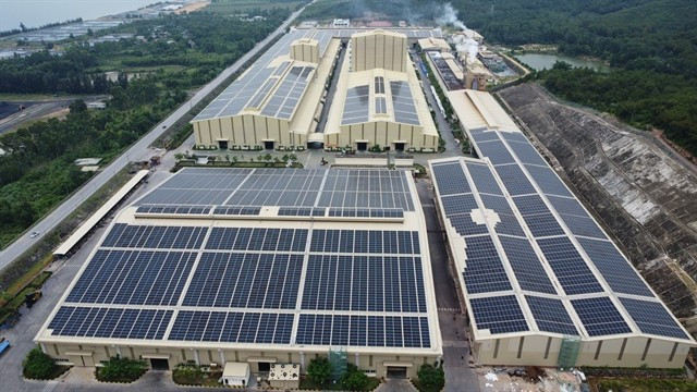 The CaaS will be installed alongside rooftop solar systems at Hoa Sen’s two largest steel sheet manufacturing facilities in Phu My and Nghe An. (Photo Courtesy of SP Group)