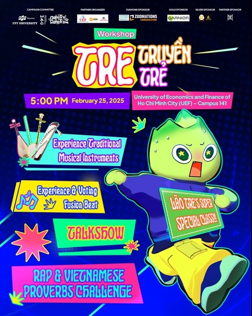 “Tre Truyen Tre” workshop will take place at the University of Economics and Finance in HCM City on February 25. (Photo courtesy from workshop organisers) 