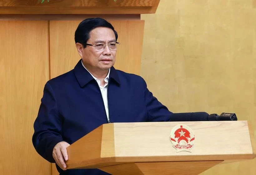 PM Pham Minh Chinh will serve as head of the steering committee for regional and international financial centres. (Photo: VNA)