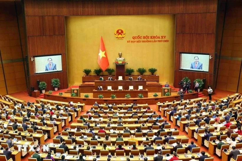 The 9th extraordinary session of the National Assembly (Photo: VNA)