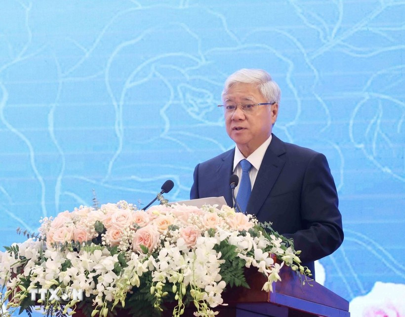Politburo member, Secretary of the Party Central Committee, and President of the Vietnam Fatherland Front (VFF) Central Committee Do Van Chien (Photo: VNA)
