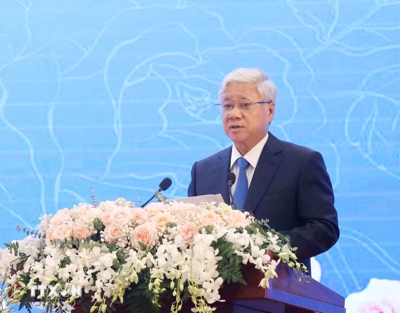 Politburo member, Secretary of the Party Central Committee, and President of the Vietnam Fatherland Front (VFF) Central Committee Do Van Chien (Photo: VNA)