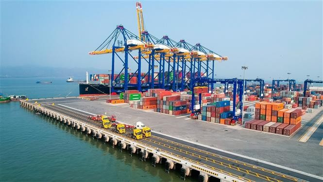 Hateco Hai Phong International Container Terminal (Photo: VNA)