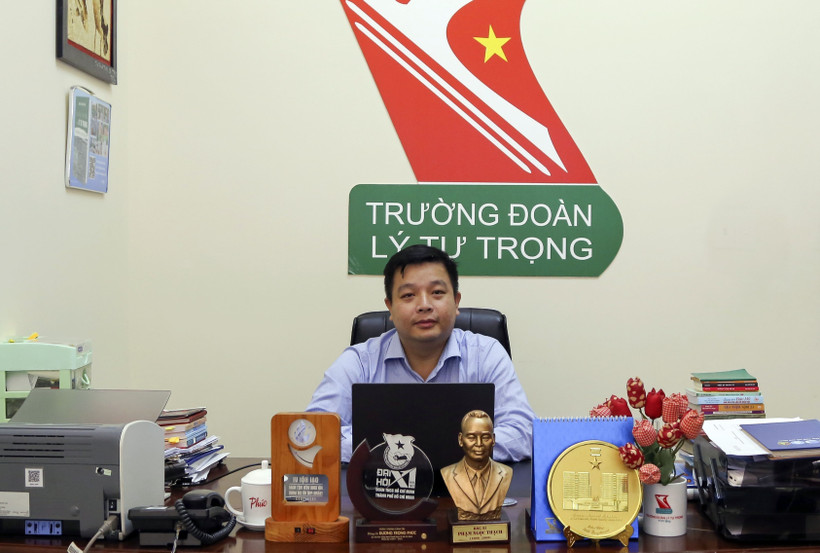 Duong Trong Phuc, deputy rector of Ly Tu Trong communist youth union school. (Photo: VNA