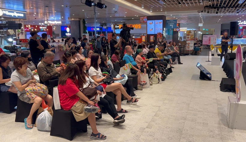The elderly make up an increasingly larger share of Singapore’s population. (Photo: VNA)