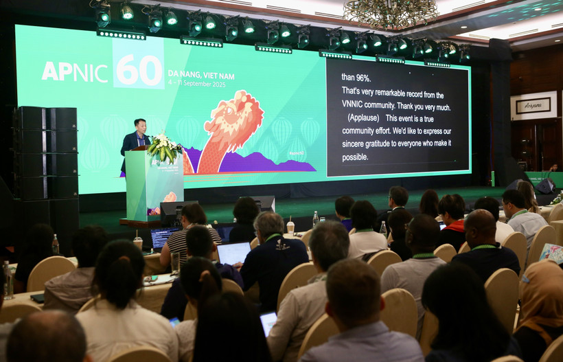 At the 60th meeting of the Asia Pacific Network Information Centre in Da Nang city on September 9 (Photo: VNA)