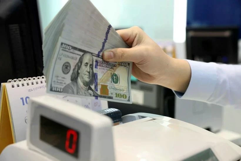 The daily reference exchange rate for the US dollar is set at 24,304 VND/USD on December 19. (Photo: VNA)