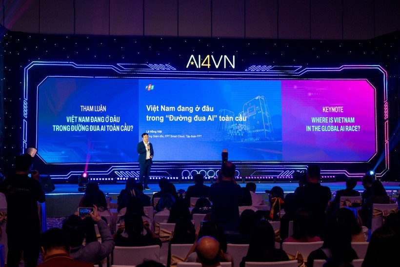 At Vietnam AI Day 2025 (AI4VN 2025) in Hanoi on September 26 (Photo: VietnamPlus)