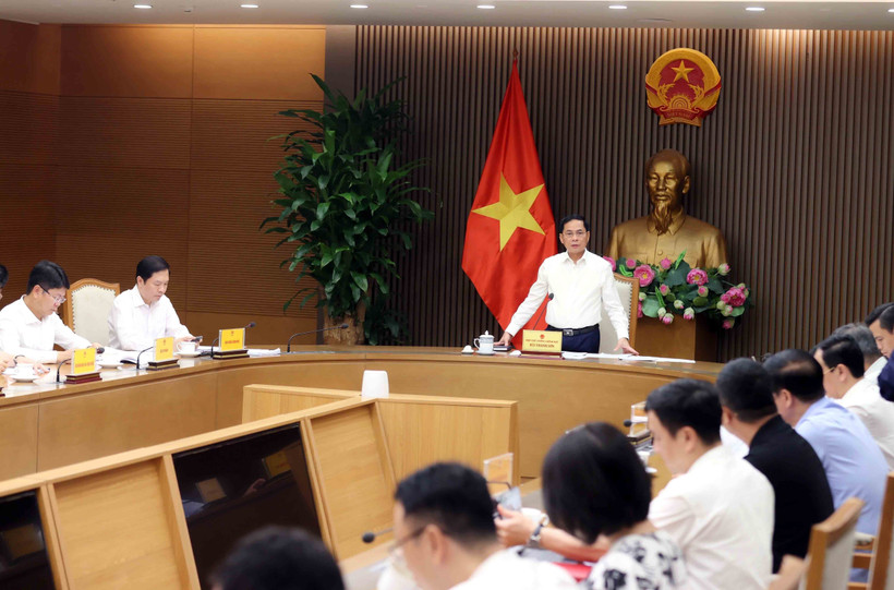 At the first meeting of the steering board for the Opening for Signature of the UN Convention against Cybercrime and related events in Vietnam on October 13 (Photo: VNA)