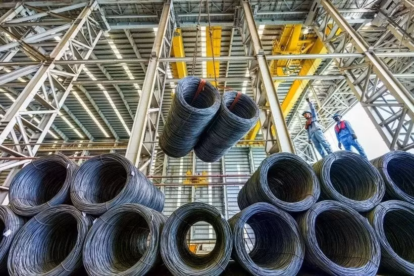 Hoa Phat Group targets first railway track products to be produced by May 2027. (Photo: Hoa Phat Group)