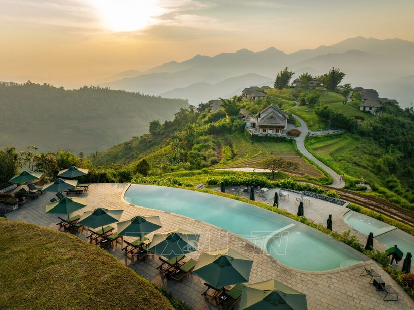 A corner of Topas Ecolodge Resort in Sa Pa, the northern mountainous province of Lao Cai (Photo: VNA)