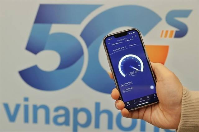 5G service by Vinaphone (Photo: VNA)