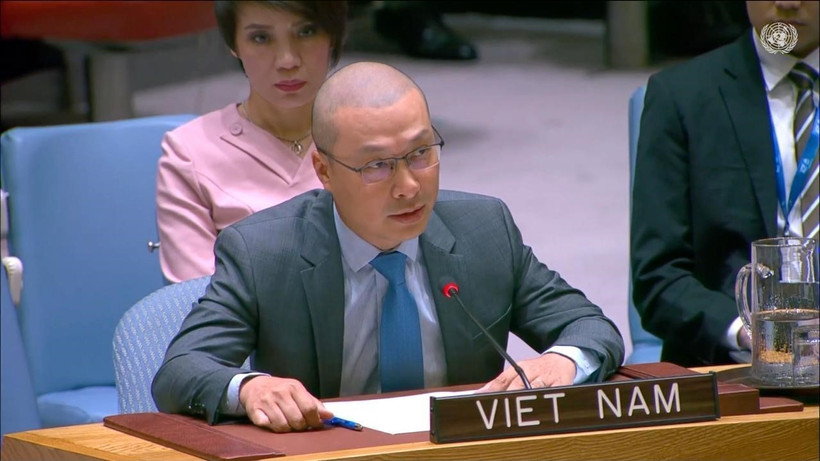 Minister Counsellor Nguyen Hoang Nguyen, Deputy Permanent Representative of Vietnam to the UN. (Photo: VNA)