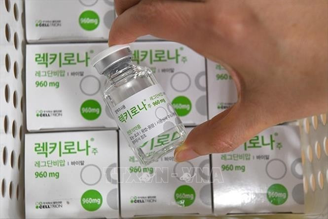 Rekirona, a COVID-19 treatment medicine, produced by the RoK’s pharmaceutical giant Celltrion Inc. (Photo: Pulse News/VNA)