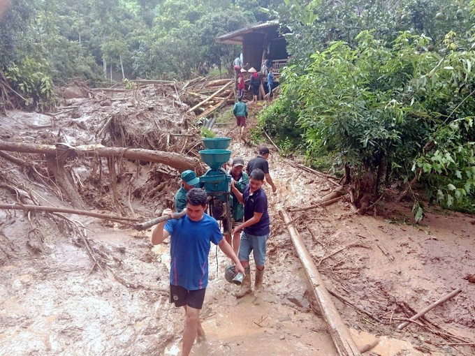 Flash floods and landslides hit Dien Bien province. (Photo: VNA)