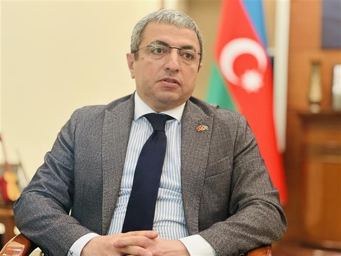 Azerbaijani Ambassador to Vietnam Shovgi Kamal Oglu Mehdizade (Photo: VNA)