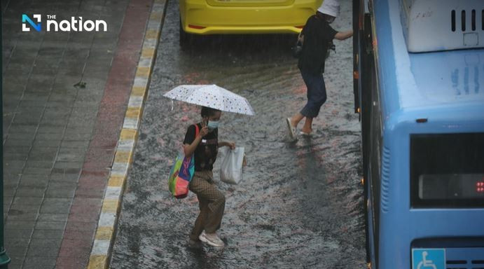Thailand will experience heavy rain and flash floods until July 24. (Photo: The Nation)