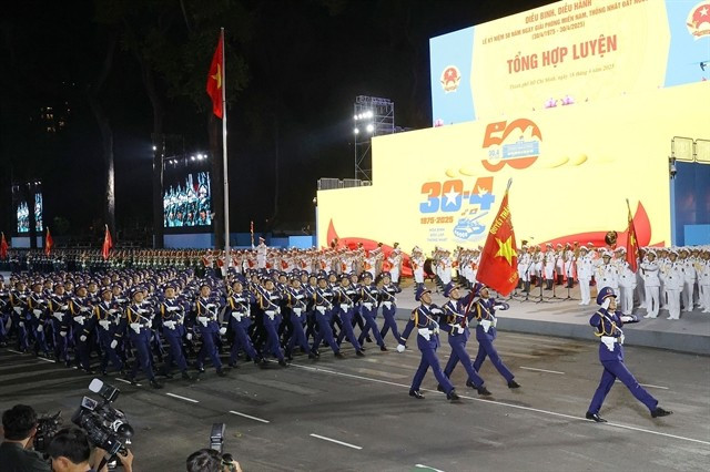 A trial parade before the official celebration (Photo: VNA)