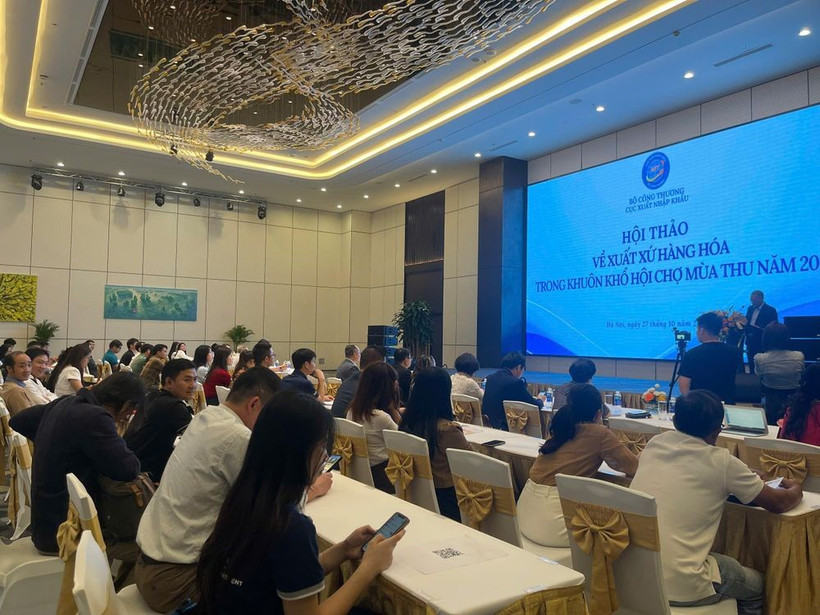 The workshop highlights rules of origin as a critical gateway for Vietnamese goods to reach out to international markets. (Photo: VNA)