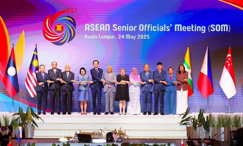 At the ASEAN Senior Officials’ Meeting in Kuala Lumpur on May 24. (Photo: VNA)