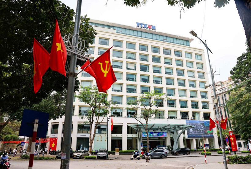 The Vietnam News Agency headquarters in Hanoi (Photo: VNA)