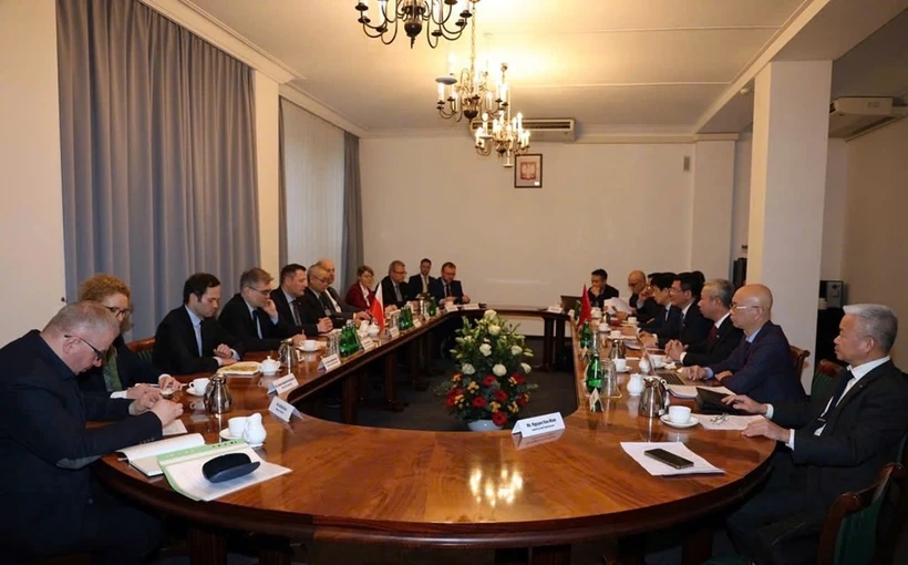 At the second economic consultation meeting held in Warsaw (Photo: Ministry of Industry and Trade)