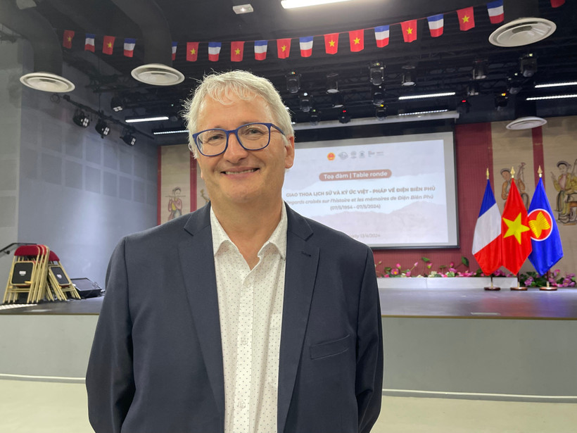 Eric Coudray, Indochina war expert and doctor of contemporary history at Paul-Valéry University Montpellier (Photo: VNA)