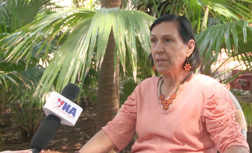 Alicia Corredera, Director of the Asia Department at the Cuban Institute of Friendship with the Peoples (Photo: VNA)