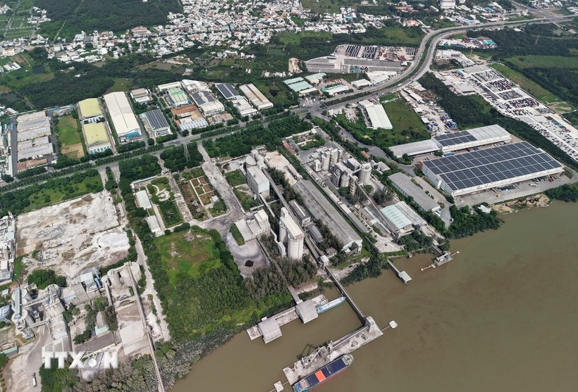 A bird's eye view of Hiep Phuoc Industrial Park (Photo: VNA)