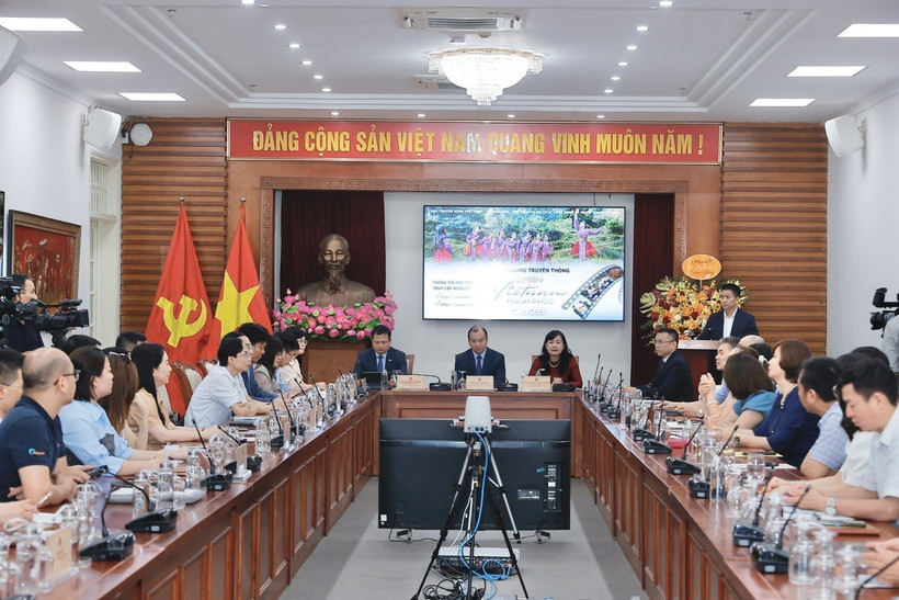 The launch of the annual photography and video award “Happy Vietnam 2025” in Hanoi on May 22 (Photo: VNA)