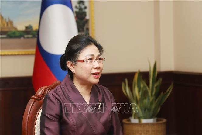 Lao Deputy Foreign Minister Phongsamuth Anlavan (Photo: VNA)