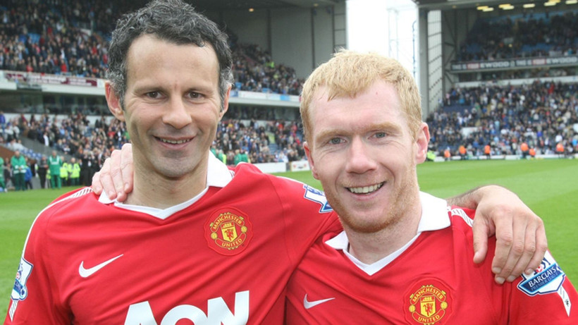 Ryan Giggs and Paul Scholes (Photo: skysports.com) 
