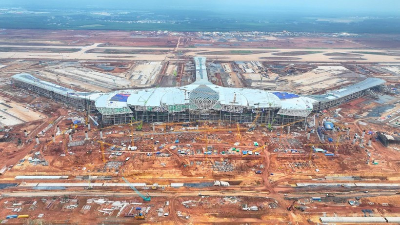 Long Thanh Intenrational Airport is envisoned to become a major regional aviation hub. (Photo: VNA)