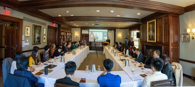 At the “Vietnam – US Film Development Cooperation in the Context of AI and the Fourth Industrial Revolution” conference (Photo: VFDA)