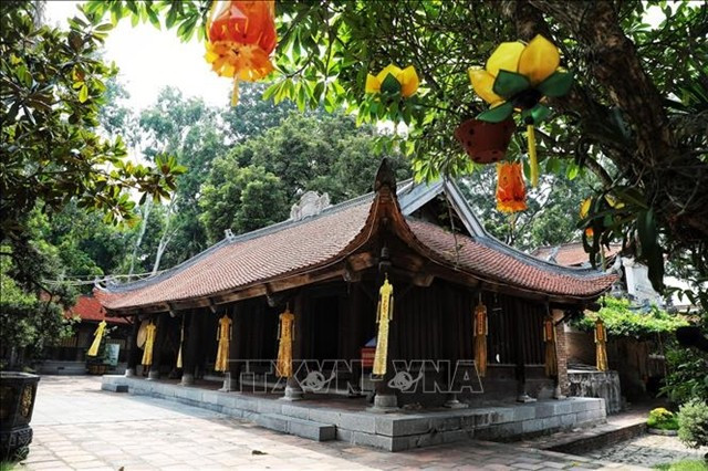 The first Patriarch's House, where the three founders of the Truc Lam sect are worshipped. (Photo: VNA)