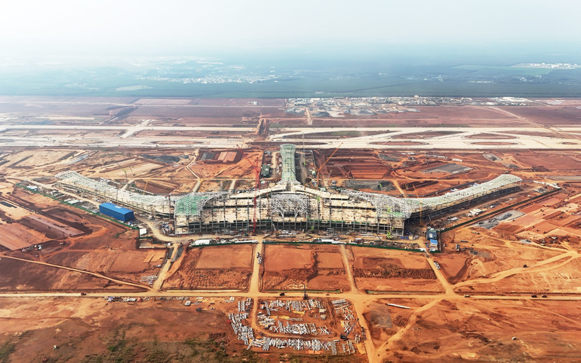 Construction of Long Thanh International Airport is underway. (Photo: VNA)