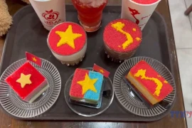 Flag-themed cakes stir national pride