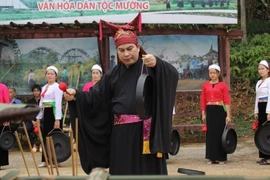 Muong ethnic people promoting traditional folk ritual