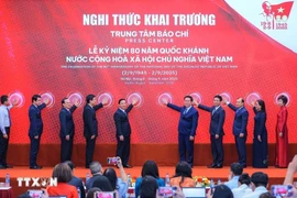 Press centre launched for 80th National Day celebration