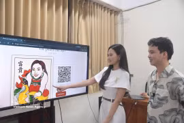 Dong Ho folk paintings revived through technology, creativity