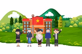 Groundbreaking ceremonies for 72 inter-level boarding schools in land border communes 