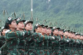  First parade rehearsal for 80th anniversary of National Day 