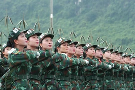  First parade rehearsal for 80th anniversary of National Day 