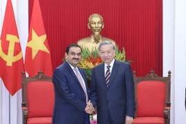 Party chief receives Chairman of India's Adani Group